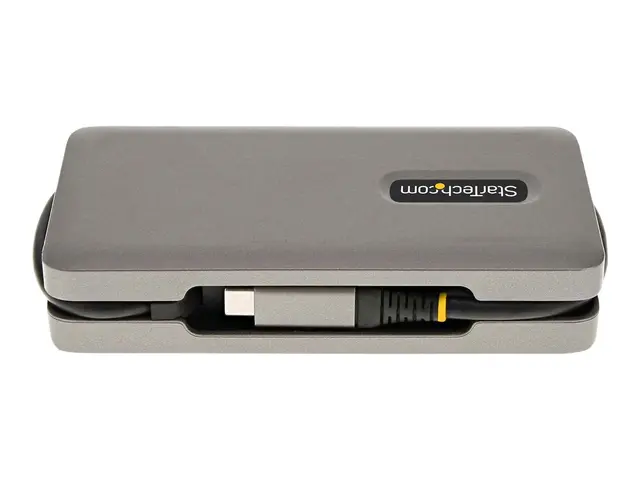 StarTech.com USB-C Multiport Adapter, HDMI/VGA, 4K 60Hz Video, 3-P...
