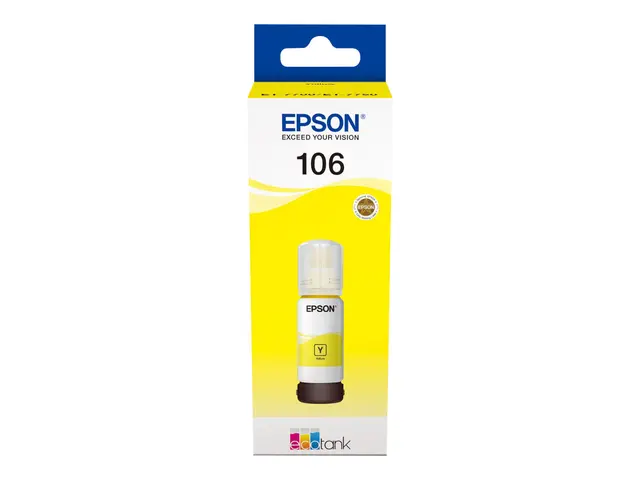 Epson 106 - 70 ml - gul - original - blekkbeholder - for EcoTank E...