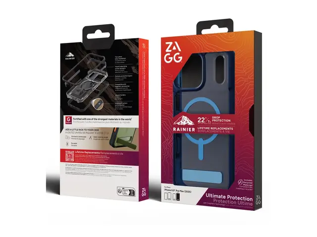 ZAGG Rainier Snap - Baksidedeksel for mobiltelefon robust MagSafe-...
