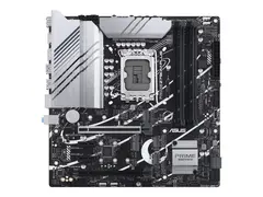ASUS PRIME Z790M-PLUS - Hovedkort - micro ATX LGA1700-sokkel - Z790 Chipset - USB-C 3.2 Gen 2x2, USB-C 3.2 Gen 1, USB 3.2 Gen 2, USB 3.2 Gen 1 - Gigabit LAN - innbygd grafikk (CPU kreves) - HD-lyd (8-kanalers)
