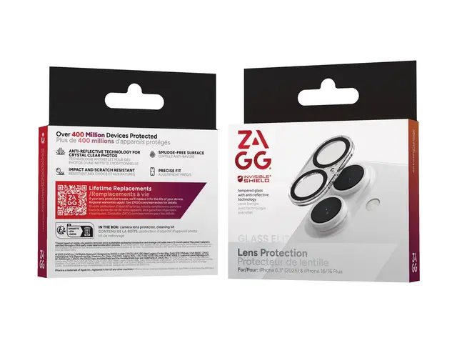 ZAGG InvisibleShield Glass Elite - Linsebeskytter for mobiltelefon...