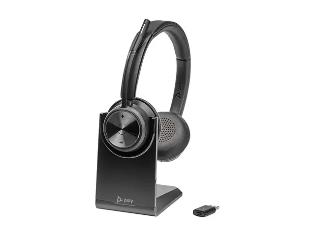 Poly Savi 7320 - 7300 series hodesett on-ear DECT trådløs USB-A vi...