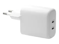 dbramante1928 re-charge - Strømadapter - 25 watt 2 utgangskontakter (USB-C) - hvit - Europa
