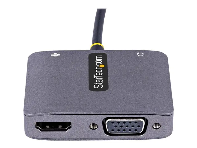 StarTech.com USB C Video Adapter, to HDMI VGA Multiport Adapter w/...