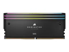 CORSAIR Dominator Titanium RGB DDR5 - sett - 48 GB: 2 x 24 GB - DIMM 288-pin - 7000 MHz / PC5-56000 - CL36 - ikke-bufret - svart