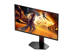 AOC Gaming Q27G4SDR - G4 Series - OLED-skjerm gaming - 27" (26.5" synlig) - 2560 x 1440 QHD @ 360 Hz - 1000:1 - DisplayHDR 400 True Black - 0.03 ms - 2xHDMI, DisplayPort - svart, rød
