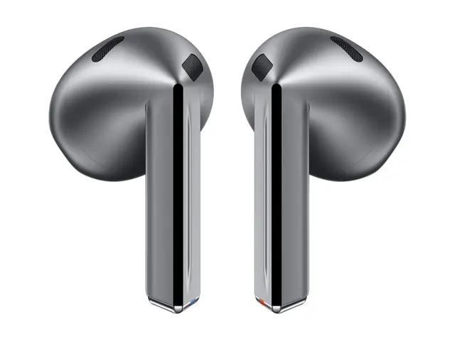 Samsung Galaxy Buds3 - True wireless-hodetelefoner med mikrofon i øret - Bluetooth - aktiv støydemping - sølv 