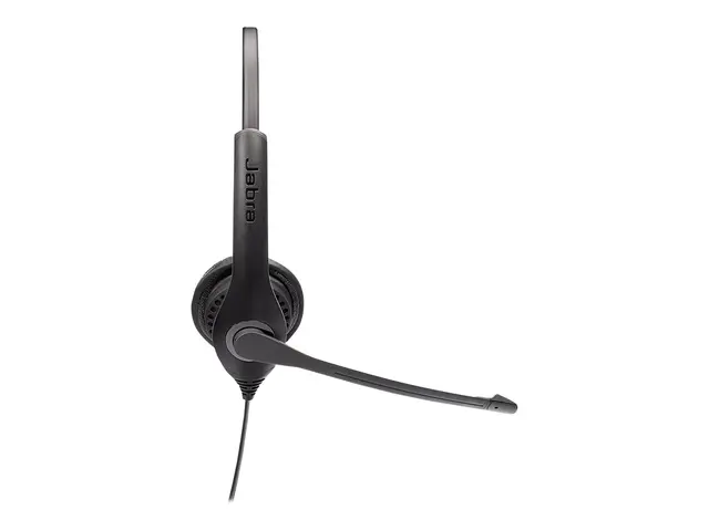 Jabra BIZ 1100 Duo - Hodesett on-ear kablet 3,5 mm jakk svart akad...