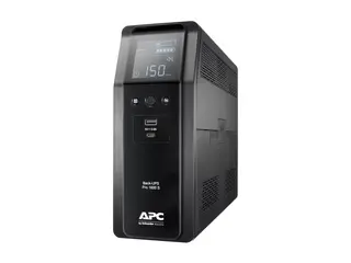APC Back-UPS Pro BR1600SI - UPS AC 220-240 V - 960 watt - 1600 VA - 260 Wh - USB - utgangskontakter: 8 - svart