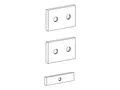 Ergotron - Monteringskomponent (sett for skinnemonteringsbrakett) metall - sink - for ARMS 400 series