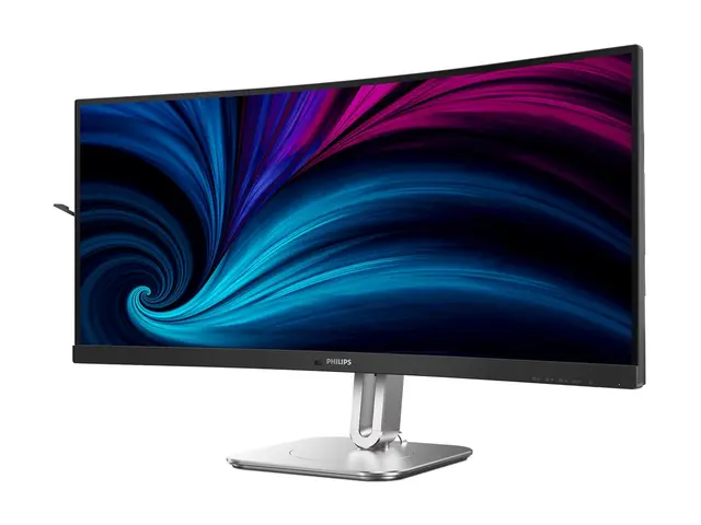 Philips 34B2U5900C - 5000 Series - LED-skjerm kurvet - USB - 34" - 5120 x 2160 WUHD @ 120 Hz - VA - 450 cd/m² - 3000:1 - DisplayHDR 400 - 2 ms - 2xHDMI, DisplayPort, USB-C - høyttalere - koksgrå, sølv (stativ) 