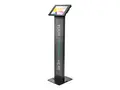 Compulocks Apex BrandMe - Stativ - for nettbrett merkevaremulighet - låsbar - metallramme, polypropylenpanel - svart - plassering på gulv - for Apple 10.9-inch iPad (10. generasjon); iPad (A16)