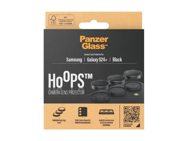 PanzerGlass Hoops - Linsebeskytter for mobiltelefon glass rammefar...