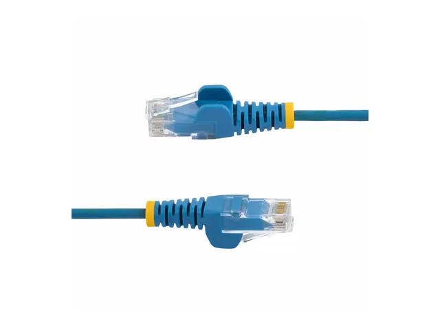 StarTech.com 15m Blue Slim CAT6 Ethernet Cable, Snagless, 28AWG, L...