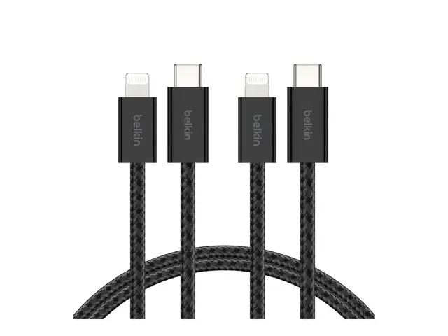 Belkin BoostCharge - Lightning-kabel USB-C hann til Lightning 1.5 ...