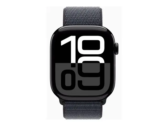 Apple Watch Series 10 (GPS) - 46 mm jet svart aluminium smartklokk...