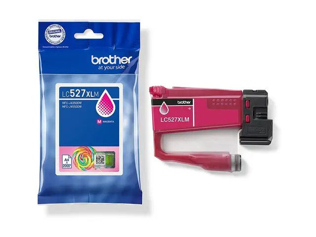Brother LC527XLM - Høy ytelse magenta original pute pakke blekkpat...