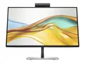 HP 524pm - Series 5 Pro - LED-skjerm - 24&quot; (23.8&quot; synlig) 1920 x 1080 Full HD (1080p) @ 100 Hz - IPS - 350 cd/m&#178; - 1500:1 - 5 ms - HDMI, DisplayPort, USB-C - h&#248;yttalere - kullsort, naturlig s&#248;lv (stativ)