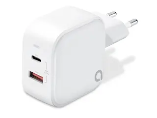 Andersson WLC-G2200 - Strømadapter - 35 watt 4 A - QC 3.0, PD 3.0, PD/PPS, Fast Charge - 2 utgangskontakter (USB-type A, 24 pin USB-C) - hvit