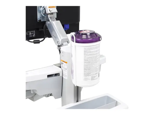 Ergotron T-Slot Wipes Holder - Monteringskomponent (holder) - hvit...