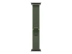 Apple - Sl&#248;yfe for smart armb&#229;ndsur - 49 mm, svart titanfinish S/M-st&#248;rrelse - gr&#248;nn/neon - for Watch Herm&#232;s Series 9, SE 3, Series 10, Series 11, Series 8, Series 9, Ultra 2, Ultra 3