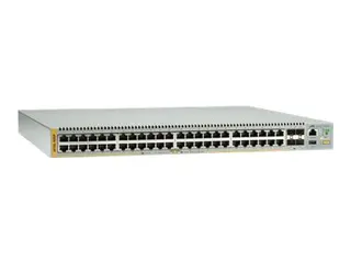 Allied Telesis AT x510L-52GP - Switch - L3 Styrt - 48 x 10/100/1000 (PoE+) + 4 x 10 Gigabit Ethernet (on Demand) / 1 Gigabit Ethernet SFP+ - rackmonterbar - PoE+ (185 W)