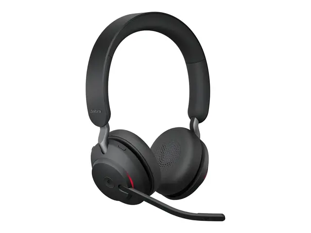 Jabra Evolve2 65 MS Stereo - Hodesett - on-ear - Bluetooth - trådl...
