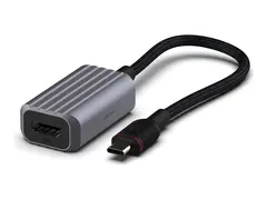 Unisynk - Video adapter - 24 pin USB-C hann til HDMI 15 cm - gr&#229; - st&#248;tte for 4K 60 Hz (3840 x 2160), st&#248;tte for 1920 x 1080 ved 60 Hz