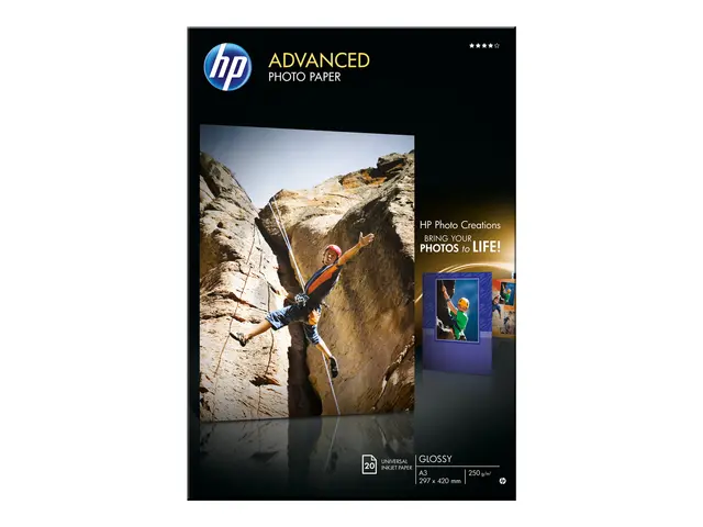 HP Advanced Photo Paper - Blank - A3 (297 x 420 mm) - 250 g/m² - 2...