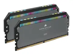 CORSAIR Dominator Platinum RGB DDR5 - sett - 32 GB: 2 x 16 GB - DIMM 288-pin - 5200 MHz / PC5-41600 - CL40 - 1.25 V - kj&#248;lig gr&#229;