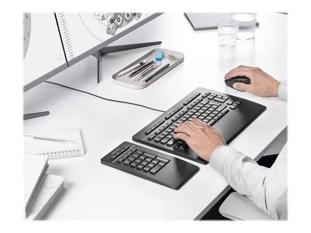 3Dconnexion Keyboard Numpad Pro - Tastegruppe trådløs USB, 2.4 GHz...