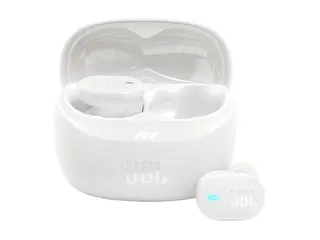 JBL TUNE Buds 2 - True wireless-hodetelefoner med mikrofon i øret - Bluetooth - aktiv støydemping - hvit