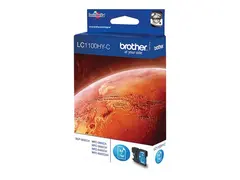 Brother LC1100HYC - Høy ytelse - cyan - original blekkpatron - for Brother DCP-6690CW; Justio MFC-5890CN