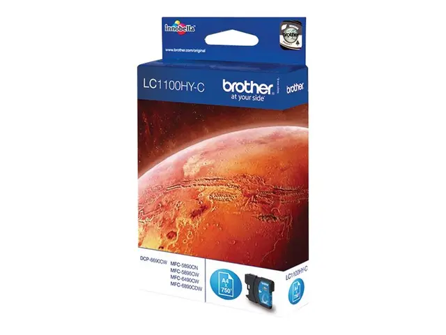 Brother LC1100HYC - Høy ytelse cyan original blekkpatron for DCP-6...
