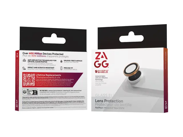 ZAGG InvisibleShield Premium GL - Linsebeskytter for mobiltelefon ...