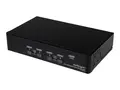 StarTech.com 4 Port DisplayPort KVM Switch w/ Audio USB, Keyboard, Video, Mouse, Computer Switch Box for 2560x1600 DP Monitor (SV431DPUA) - KVM / lyd / USB-svitsj - 4 porter