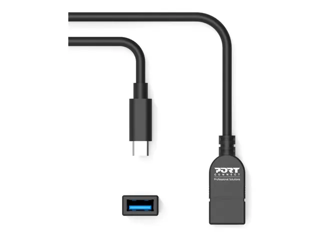 PORT Connect - USB-adapter - USB-type A (hunn) til USB-C (hann) - ...