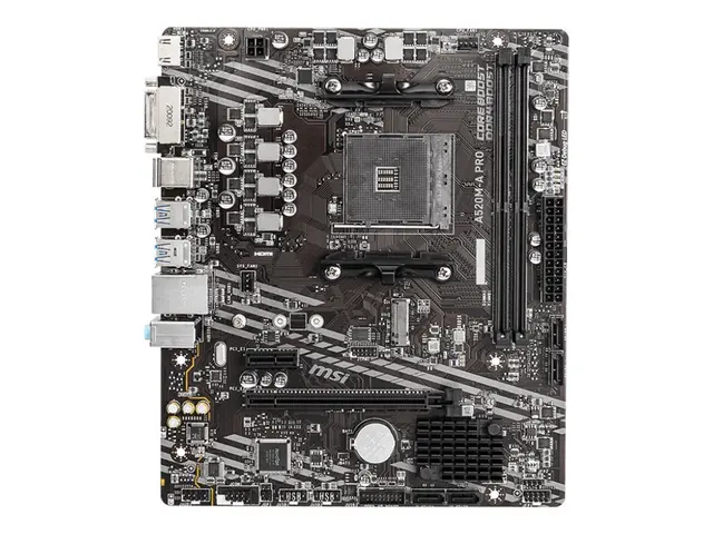 MSI A520M-A PRO - Hovedkort micro ATX Socket AM4 AMD A520 Chipset ...