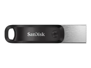 SanDisk iXpand Go - USB-flashstasjon - 64 GB USB 3.0 / Lightning - for Apple iPad/iPhone (Lightning)