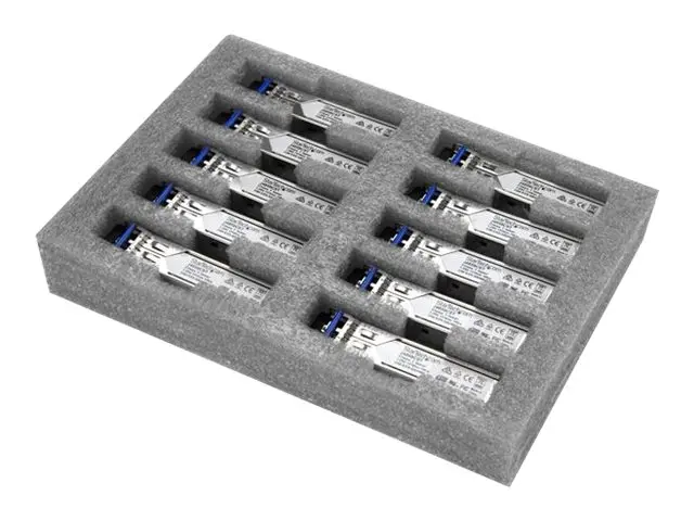 Startech 10 pack HPE J4859C Compatible SFP Module, 1000BASE-LX, 1G...