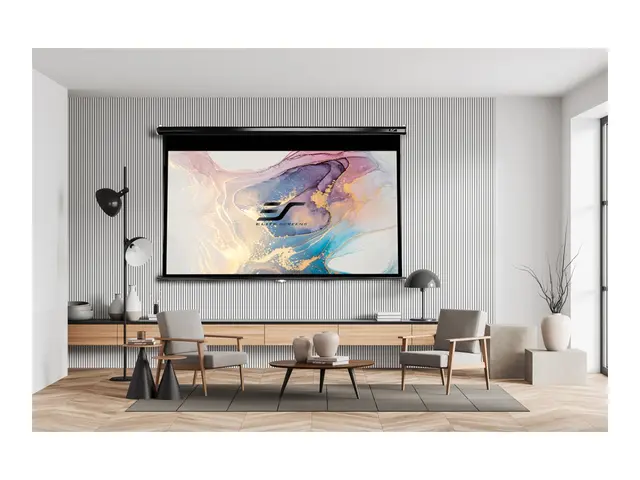 Elite Screens Manual Series M135UWH2 - Projeksjonsskjerm - takmont...