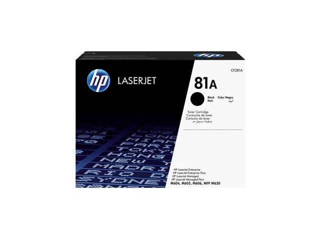 HP 81A - Svart original LaserJet tonerpatron (CF281A) for Enterpri...