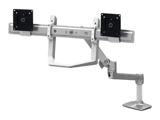 Ergotron LX - Monteringskomponent (håndtak) dobbeldirekte - hvit - armmonterbar - for P/N: 45-489-216