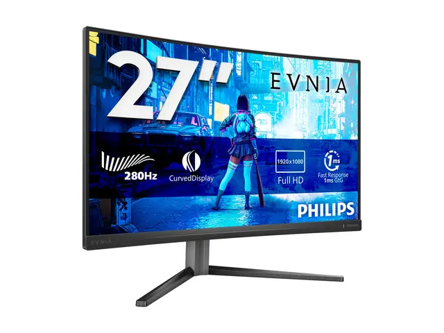 Philips Evnia 5000 27M2C5200W - LED-skjerm gaming kurvet 27" 1920 ...