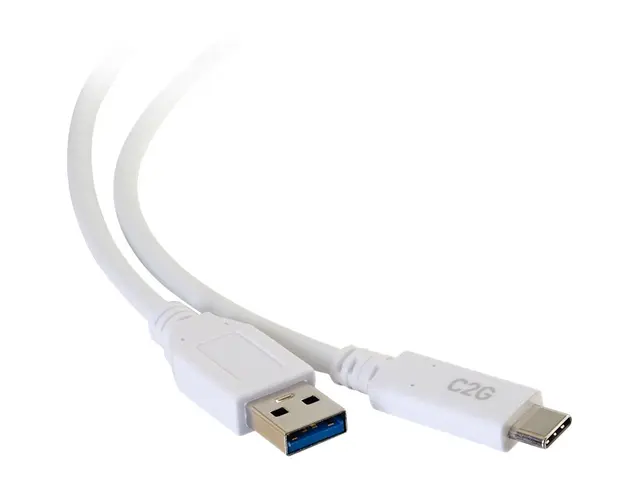 C2G 3ft USB C 3.0 to Cable - A M/M USB-kabel USB-type (hann) til 2...
