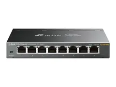 TP-Link JetStream TL-SG108E Easy Smart Switch Switch - Styrt - 8 x 10/100/1000 - stasjonær