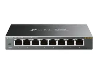 TP-Link JetStream TL-SG108E Easy Smart Switch Switch - Styrt - 8 x 10/100/1000 - stasjonær