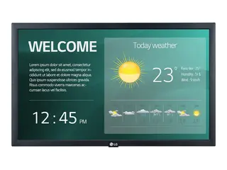LG 22SM3G-B - 22&quot; Diagonalklasse (21.5&quot; synlig) SM3G Series LED-bakgrunnsbelyst LCD-skjerm - intelligent skilting med Integrated Pro:Idiom - 1080p 1920 x 1080 - svart