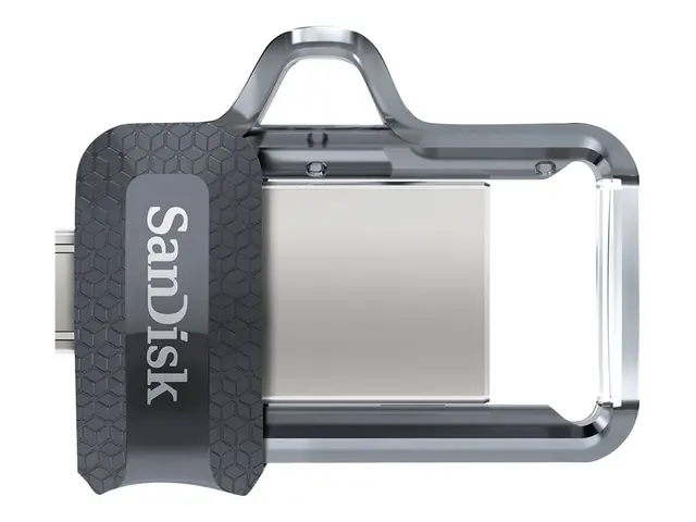 SanDisk Ultra Dual M3.0 - USB-flashstasjon - 256 GB - USB 3.0 / mi...