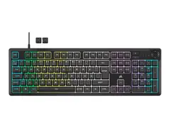 CORSAIR K55 CORE RGB - Tastatur gaming - bakgrunnsbelyst - USB - QWERTY - Nordisk - svart
